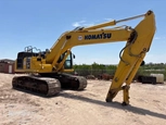 Used Komatsu in yard